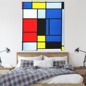MONDRIAN - TABLEAU Nr. I - 1921-25 - De Stijl - Leinwanddruck (Insitu (Schlafzimmer))