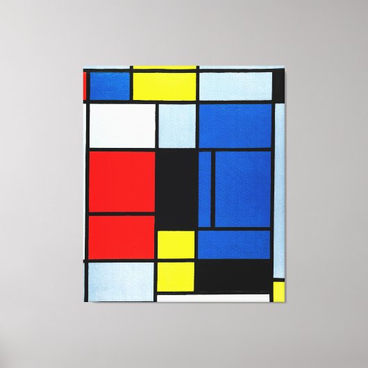 MONDRIAN - TABLEAU Nr. I - 1921-25 - De Stijl - Leinwanddruck (Vorderseite)