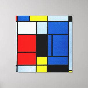 MONDRIAN - TABLEAU Nr. I - 1921-25 - De Stijl - Leinwanddruck