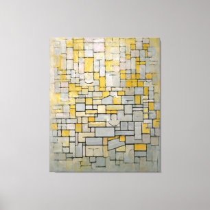 MONDRIAN - TABLEAU Nr. I COMP. Ich komme. 7 - 1914 Leinwanddruck