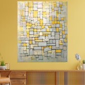 MONDRIAN - TABLEAU Nr. I COMP. Ich komme. 7 - 1914 Leinwanddruck (Insitu (Wohnzimmer))