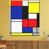 MONDRIAN - TABLEAU Nr. II - 1921-25 - De Stijl - Leinwanddruck (Insitu (Wohnzimmer))