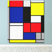 MONDRIAN - TABLEAU Nr. II - 1921-25 - De Stijl - Leinwanddruck (Insitu (Holzboden))