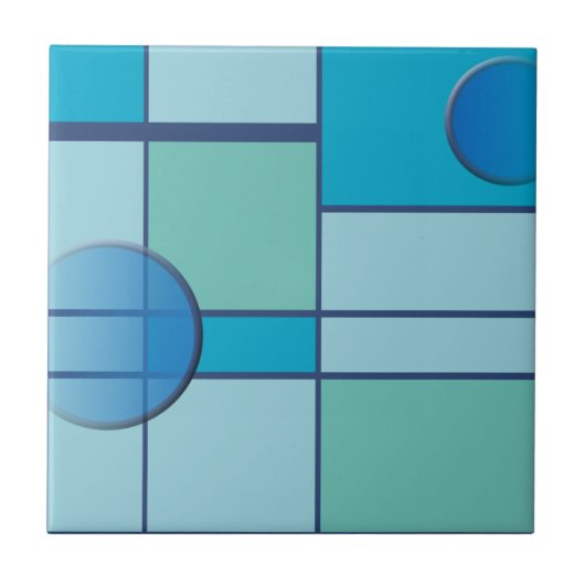 Mondrian & the sky fliese (Vorderseite)