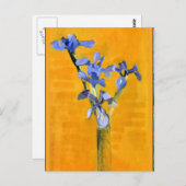 Mondrian - Vase der Iren in Tabelle Postkarte (Vorne/Hinten)
