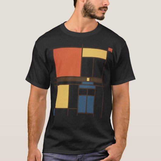 Mondrian Who T-Shirt (Vorderseite)