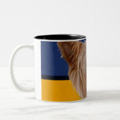 Mondrian Yorkie Zweifarbige Tasse (Links)