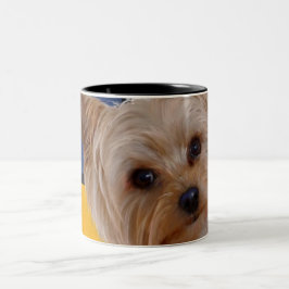 Mondrian Yorkie Zweifarbige Tasse