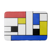 Mondrian zeichnet mittlere Bad-Matte Badematte (Vorderseite)