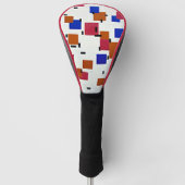 Mondrian - Zusammensetzung in Farbe A Golf Headcover (Vorderseite)