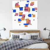 MONDRIAN - ZUSAMMENSETZUNG IN FARBE B - 1917 - LEINWANDDRUCK (Insitu (Schlafzimmer))