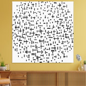 MONDRIAN - ZUSAMMENSETZUNG IN LINIE Zweiter Staat  Leinwanddruck (Insitu (Wohnzimmer))