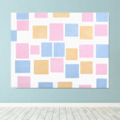 MONDRIAN - ZUSAMMENSETZUNG MIT FARBEN FLUGZEUG 3 - LEINWANDDRUCK (Insitu (Holzboden))