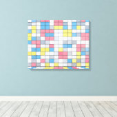 MONDRIAN - ZUSAMMENSETZUNG MIT GRID 9 (1919) - LEINWANDDRUCK (Insitu (Holzboden))