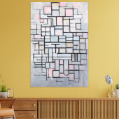 MONDRIAN - ZUSAMMENSETZUNG Nr. IV ZUSAMMENSETZUNG  Leinwanddruck (Insitu (Wohnzimmer))