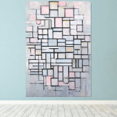 MONDRIAN - ZUSAMMENSETZUNG Nr. IV ZUSAMMENSETZUNG  Leinwanddruck (Insitu (Holzboden))