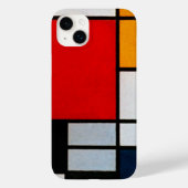Mondrian - Zusammensetzung with large red plane Case-Mate iPhone Hülle (Rückseite)