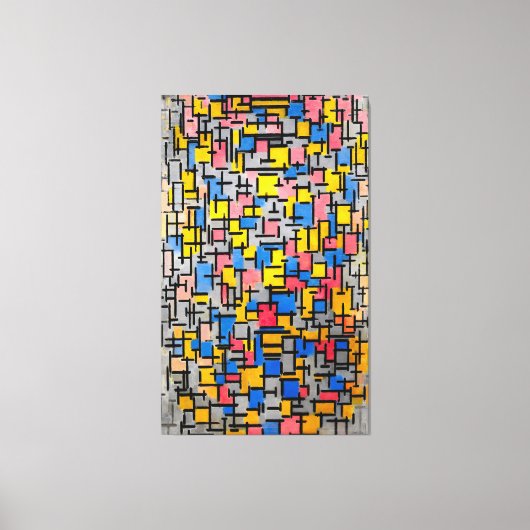 MONDRIAN - ZUSAMMENSETZUNG (Zusammensetzung) - 191 Leinwanddruck (Vorderseite)