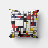 Mondrianesque Kissen (Vorderseite)