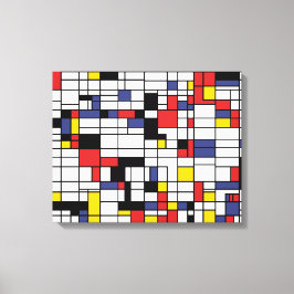 Mondrianesque Leinwanddruck