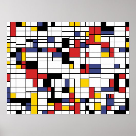 Mondrianesque Poster (Vorne)