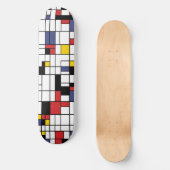 Mondrianesque Skateboard (Vorderseite)