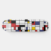 Mondrianesque Skateboard (Horizontal)