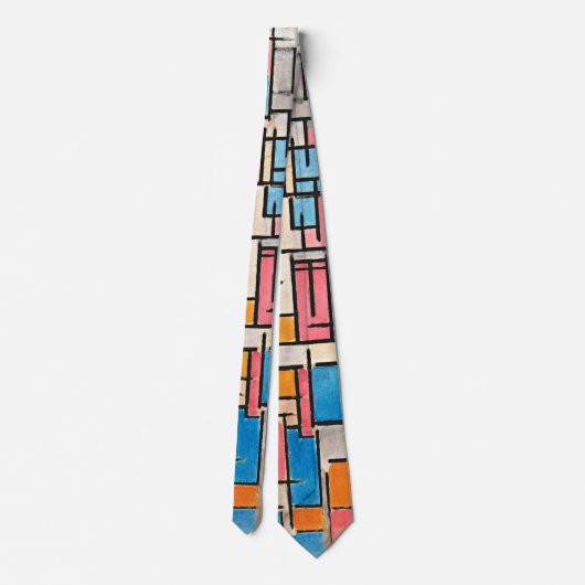 Mondrians Art Neck Tie - Bold & Timeless Krawatte (Rückseite)