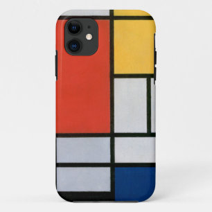 Mondrian's Zusammensetzung Rot, Gelb, Blau, Schwar Case-Mate iPhone Hülle