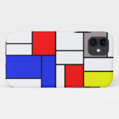 mondrischer Stil Case-Mate iPhone Hülle (Rückseite (Horizontal))