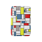 Mondrisches Design Badematte (Vorderseite Vertikal)