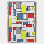 Mondrisches Design Decke (Vorderseite Vertikal)