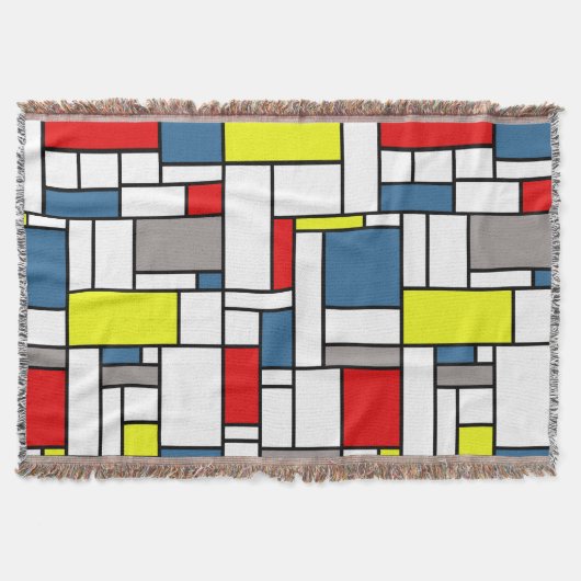 Mondrisches Design Decke (Vorderseite)