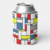 Mondrisches Design Dosenkühler (Kanne Rückseite)