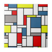 Mondrisches Design Fliese (Vorderseite)