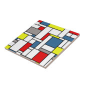 Mondrisches Design Fliese (Seite)