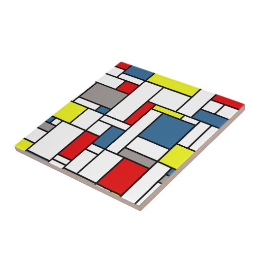 Mondrisches Design Fliese (Seite)