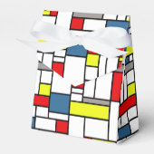 Mondrisches Design Geschenkschachtel (Vorderseite)
