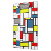 Mondrisches Design Klemmbrett (Links)