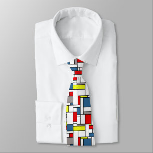 Mondrisches Design Krawatte