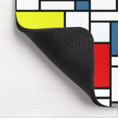Mondrisches Design Mousepad (Ecke)