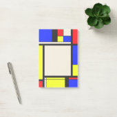 Mondrisches Design Post-it Klebezettel (Büro)