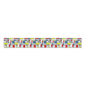 Mondrisches Design Ripsband (Vorderseite)