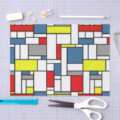 Mondrisches Design Seidenpapier (Handwerk)