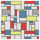 Mondrisches Design Stoff (Nahaufnahme)