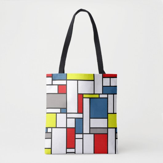 Mondrisches Design Tasche (Vorderseite)