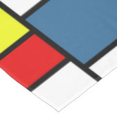 Mondrisches Design Tischdecke (Schrägansicht)