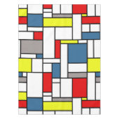 Mondrisches Design Tischdecke (Vorderseite)