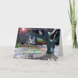 Mondschatten - Weihnachtskarte Feiertagskarte