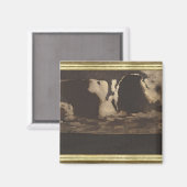 Mondschein, 1887 magnet (Vorderseite/Rückseite)